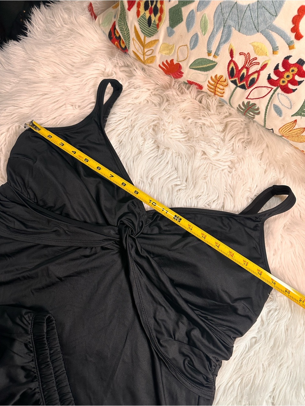 Apt 9 • Women’s Wrap Style Tankini with Silky Swim Shorts - Picture 5 of 12